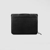 The Eclectic Black Leather Folio Organizer