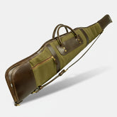 Leather Rifle Case Green