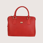 Sienna Luxe Red Leather Handbag