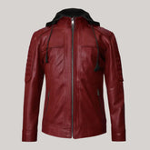 Rodeo Hooded Leather Jacket