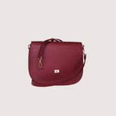 Maroon Ember Leather Handbag