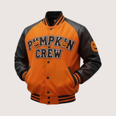 Halloween Pumpkin Crew Varsity Jacket