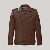 Rutland Spanish Brown Riding Leather Jacket