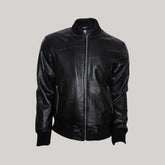 Timeless Midnight Leather Blazer