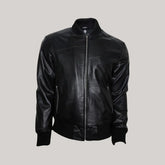 Timeless Midnight Leather Blazer