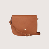 Tan Brown Ember Leather Handbag