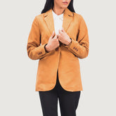 Norma Brown Nubuck Blazer