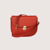 Red Ember Leather Handbag