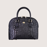 Black Ember Leather Handbag