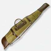 Leather Rifle Case Green