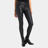 DOUBLE ZIPPER LEATHER PANTS