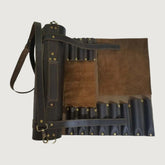 Dark Brown Chef Knife Roll