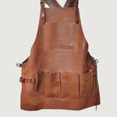 8 Pocket Leather Apron for Mechanics & Tools