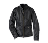 Women's H-D Flex Layering System Captains Leather Jacket Outer Layer