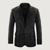 Bocelli Quilted Leather Blazer