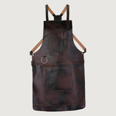 The Riding of Yorkshire Full Grain Dark Brown Apron