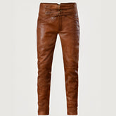 Cognac Jim Morrison Leather Pant