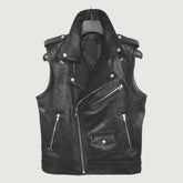 Rocker Vest Leather Biker Vest