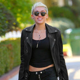 Miley Cyrus Leather Jacket