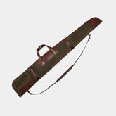 Brass Zippers Waxed Canvas Shotgun Case