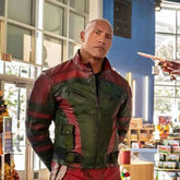 Dwayne Johnson Red One Leather Jacket
