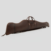 White Wing Leather Dark Brown Hunting Rifle Case