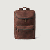 The Bedford Vintage Distressed Brown Leather Backpack