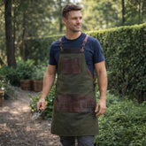 The Bedfordshire Canvas Green Apron