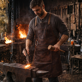 The Riding of Yorkshire Full Grain Dark Brown Apron