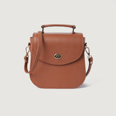 The Sandra Brown Leather Saddle Bag