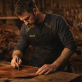 The Warwickshire Black Canvas Fabric Hairstylist Apron