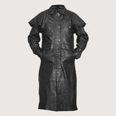 Leather Duster With Cape