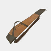 Brown Waxed Canvas Leather Rifle Case