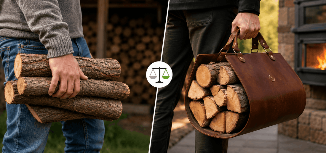 7 Reasons Why Use a Leather Wood Carrier Instead of Carrying Logs by Hand?