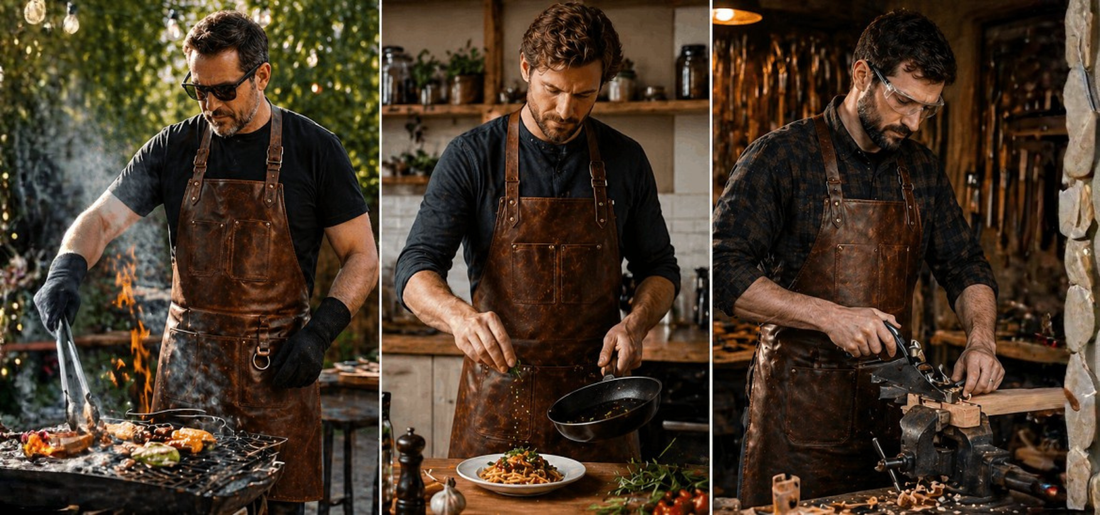 Best Leather Aprons for Cooking, BBQ & Workshop Use