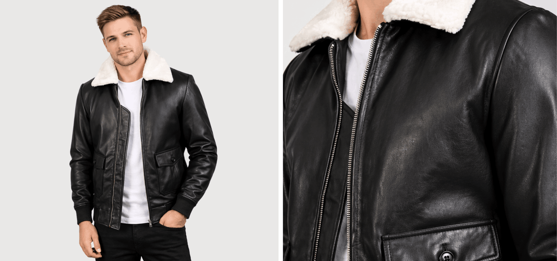 Wearing A Black Leather Jacket