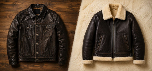 Cowhide vs Sheepskin Leather Jackets