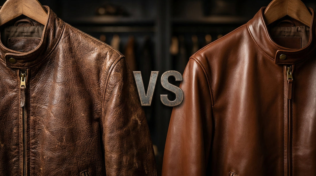 Full Grain vs Top Grain Leather Jackets Which Should You Buy