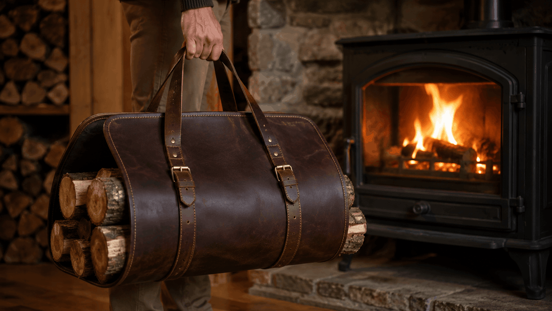 How to Choose the Perfect Leather Firewood Carrier Size