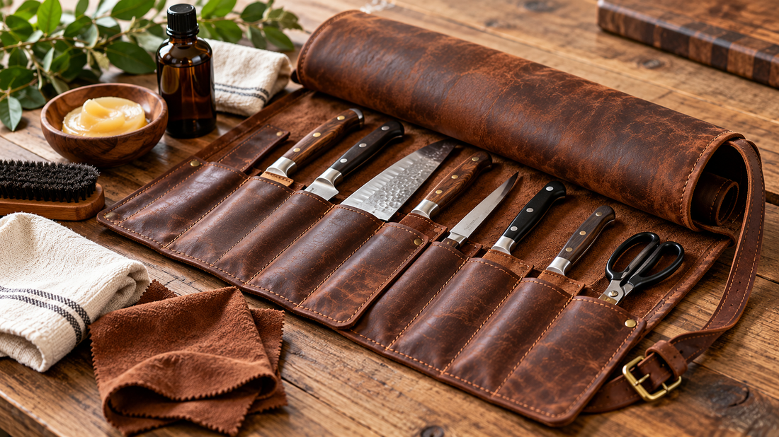 Leather Knife Roll Care Guide: Clean, Condition & Protect