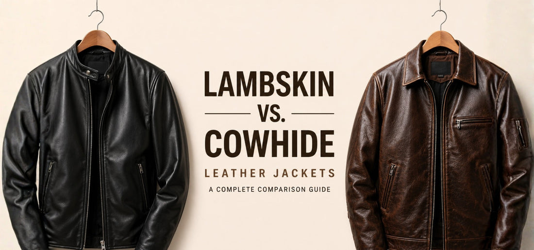 Lambskin vs. Cowhide Leather Jackets
