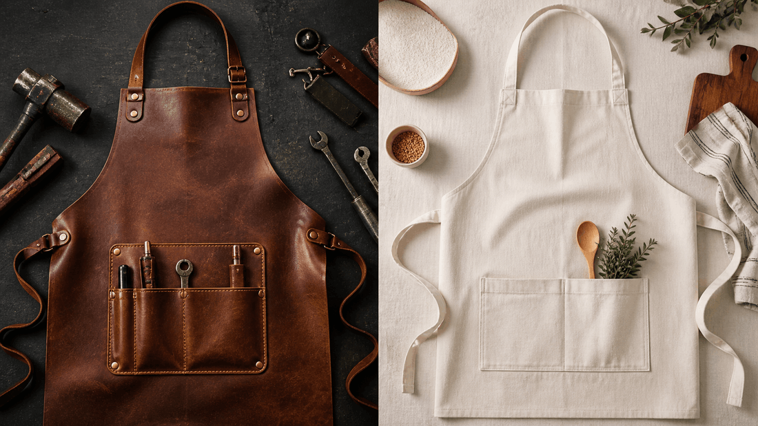 Leather Apron vs Cotton Apron