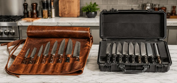 Leather Knife Roll vs Hard Knife Case: Which Is Better?