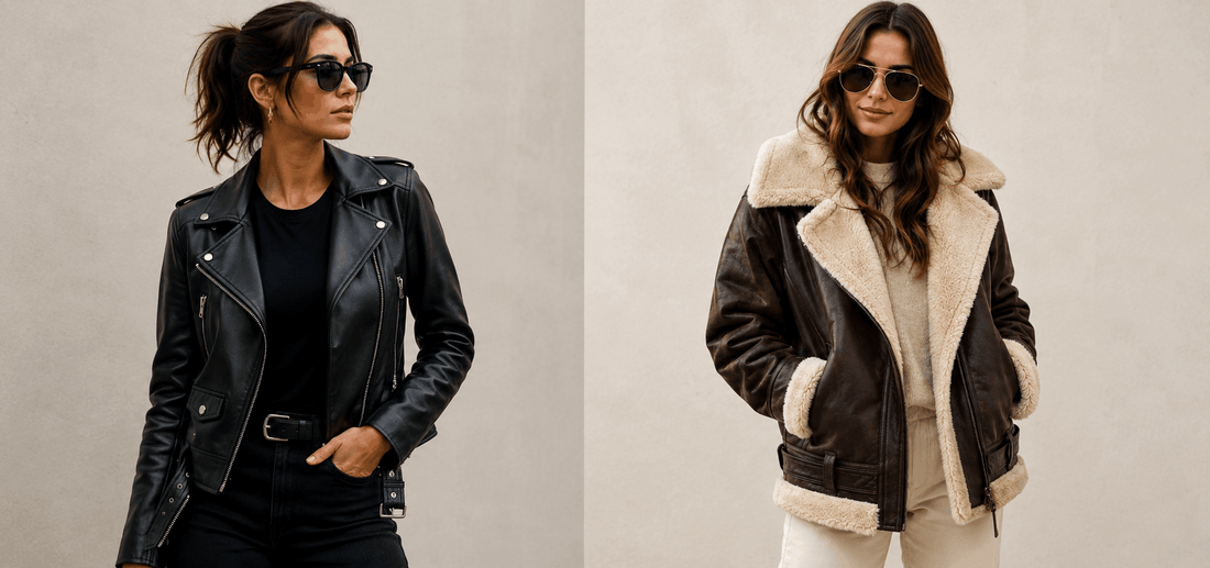 Women’s Leather Biker vs Aviator Jackets: Which Style Fits You Best?