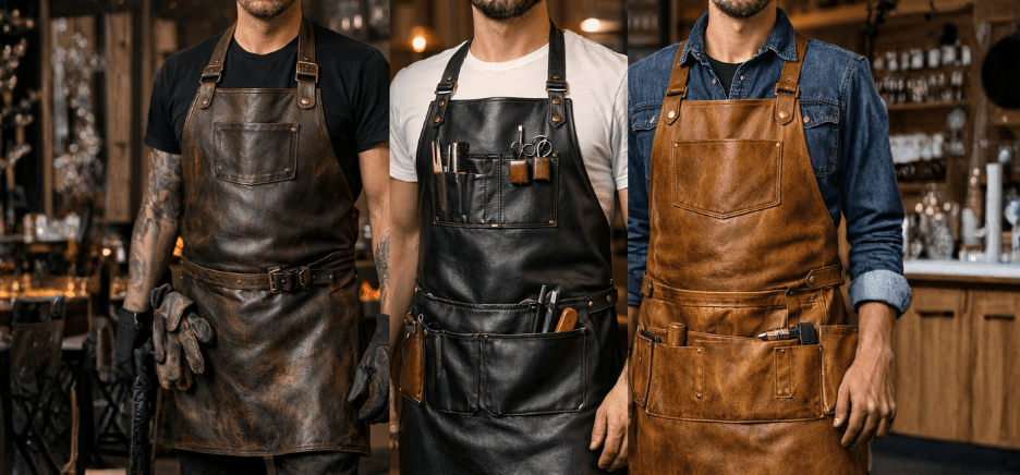 Different Types of Leather Aprons & How to Choose the Right One - Leather Clan