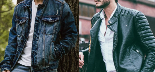 Leather Jackets VS Denim Jackets - Leather Clan