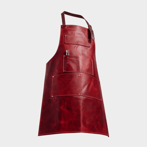 Prime Cut Red Butcher's Apron