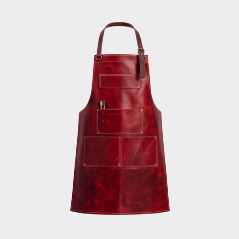 Prime Cut Red Butcher's Apron