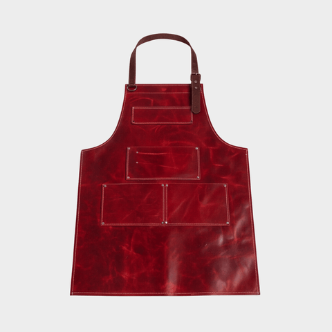 Prime Cut Red Butcher's Apron