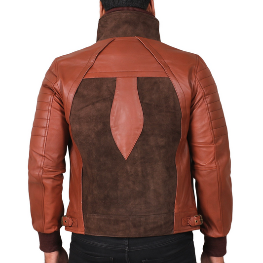 Leather Clan Men's Horns Daniel Radcliffe IG Perrish Genuine Leather Jacket (Fencing Jacket)